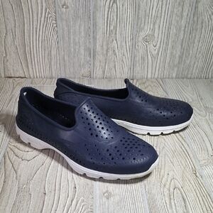 Skechers H2GO Navy Blue Water Shoes Slip-On  Womens Size 9